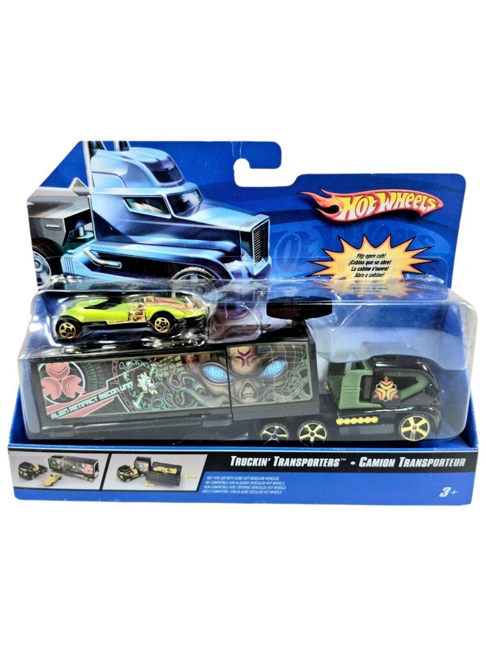 Hot Wheels Truckin Transporters Alien Artifact Reclaim Unit K0438 2007 Sealed
